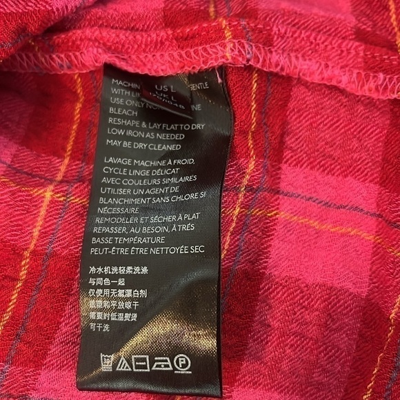 NWOT Anthropologie Women’s Pink And Yellow Blouse Size Large - Picture 9 of 10